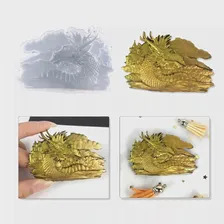 3D дракон, формочка для силиконовой подвески, расплав, ароматерапия, изготовление пресс-форм A0KE (art.: 3920c18998035)