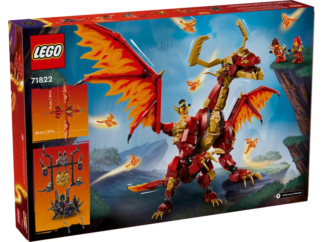 LEGO 71822 - Исходный Дракон Движения-2