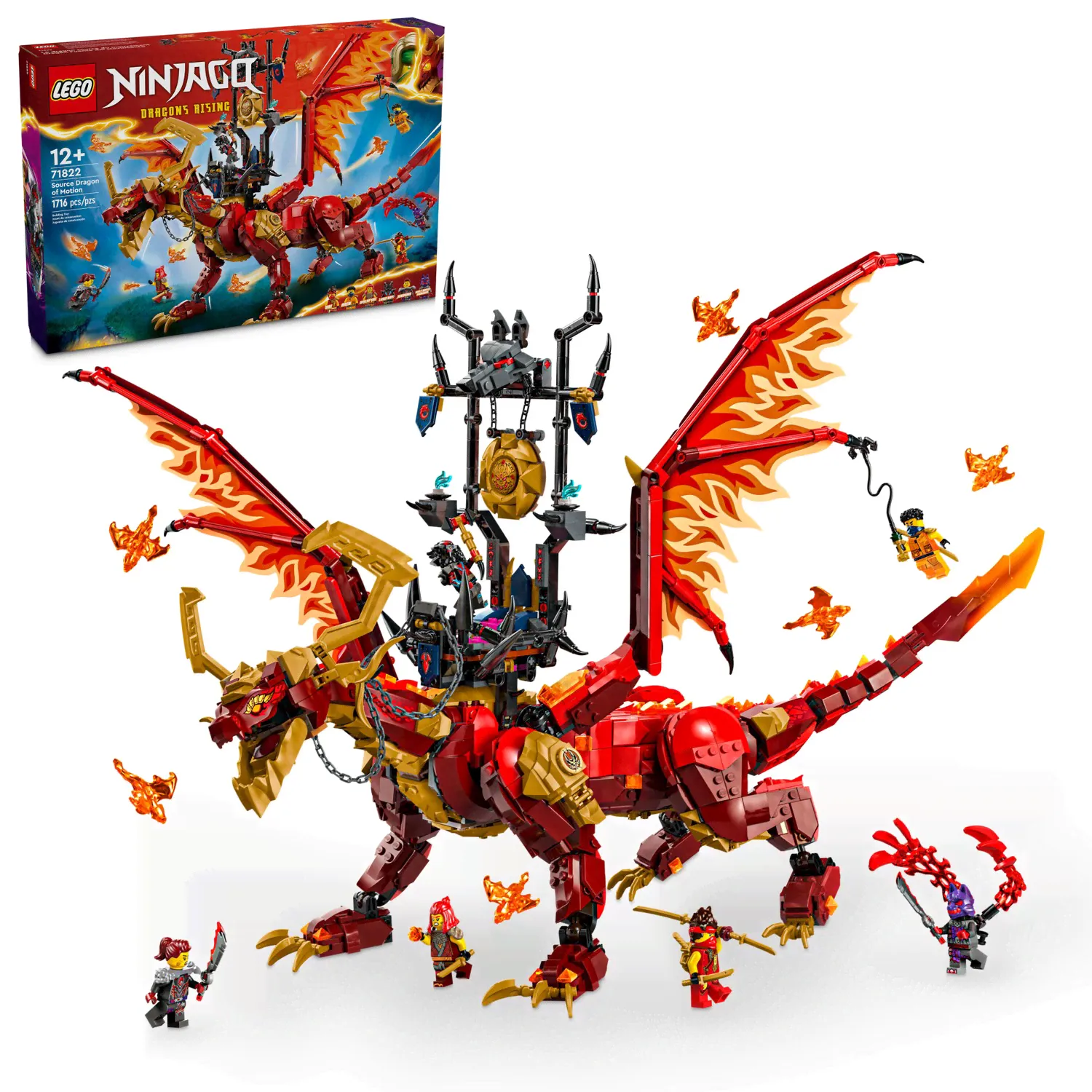 LEGO 71822 - Исходный Дракон Движения-1