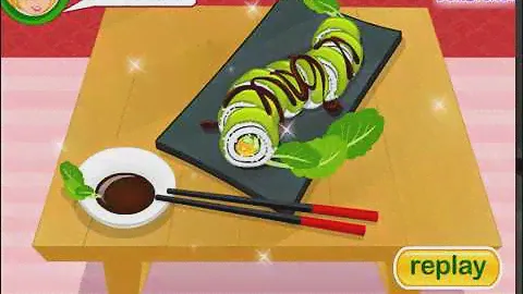 Рецепт: Готовим суши ролл Зеленый дракон (Sushi Classes Green Dragon Roll)